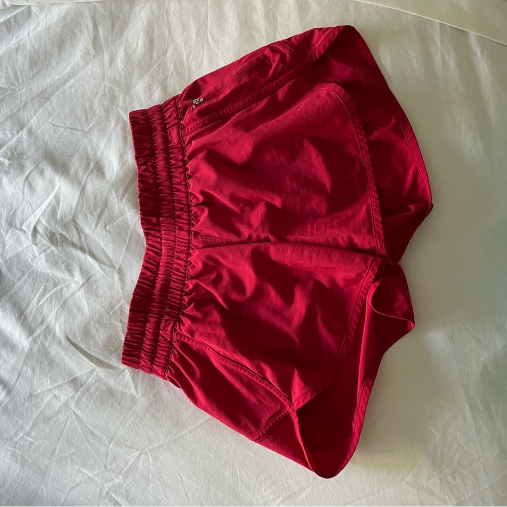 lululemon athletica Red Athletic Shorts